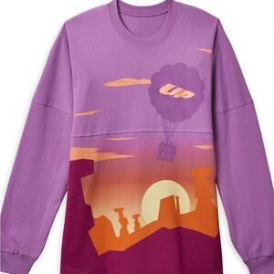 Disney Pixar Up Spirit Jersey for Adults Size Small Paradise Falls Screen Art